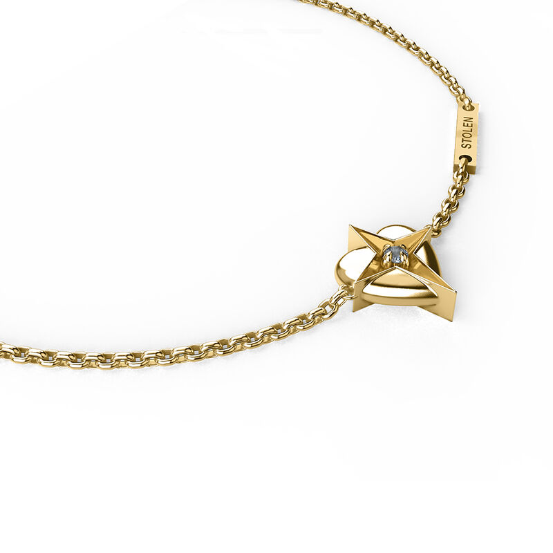 Stolen Girlfriends Club Celestial Heart Bracelet image number 2